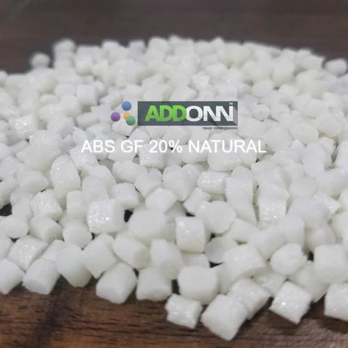 White Abs Glass Filled Granules For Making Plastic Material