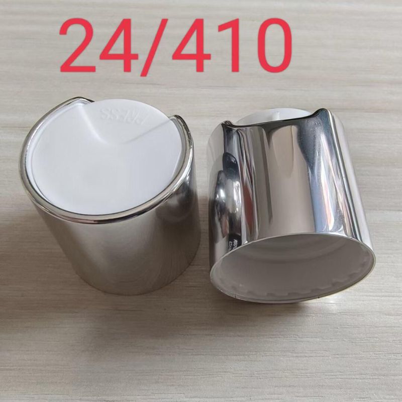 24mm Disctop Cap White Silver, For Shampoo, Model Number : 8292