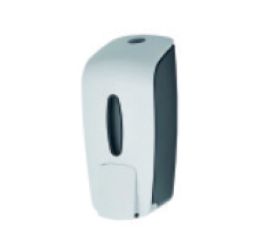 600ml Manual Plastic Liquid Soap Dispenser, for School, Restaurant, Office, Hotel, Home, Mounting Type : Wall-Mounted