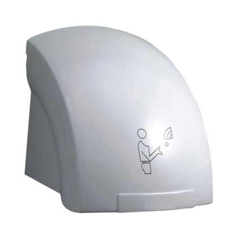 White Electric Automatic Wall Mounted ABS Hand Dryer, Feature : Low Power Consumption