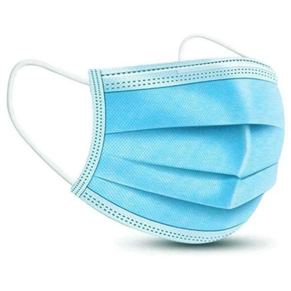 3 Ply Disposable Blue Face Mask, For Laboratory, Hospital, Clinical