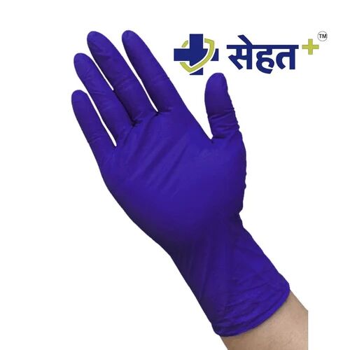 Nitrile Blue Ambidextrous Gloves, For Industrial Use, Industrial Use, Size : Xl