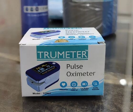 Trumeter Bluetooth Fingertip Pulse Oximeter, for Hospital, Display Type : Dual Color OLED Display