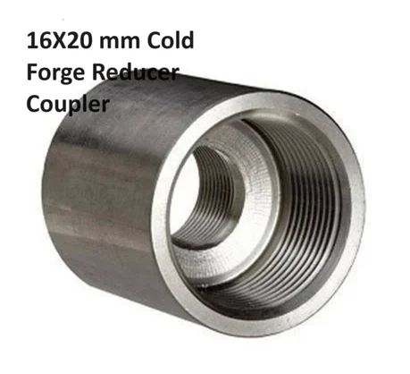 16X20 mm Cold Forged Reducer Coupler, Packaging Type : Box