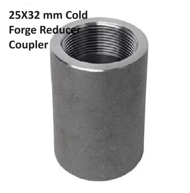 Black 25X32 mm Cold Forged Reducer Coupler, Packaging Type : Box