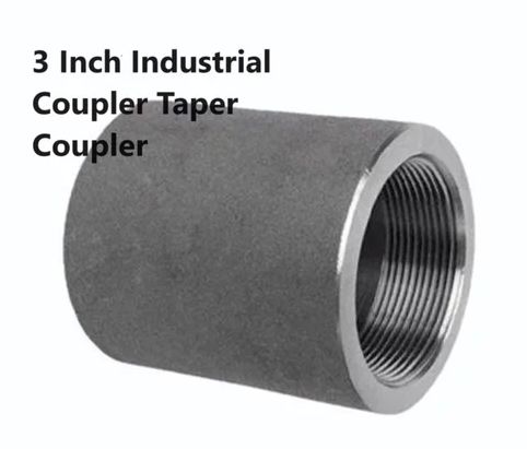 Silver Round 3 Inch Industrial Taper Rebar Coupler, Feature : Corrsion Proof
