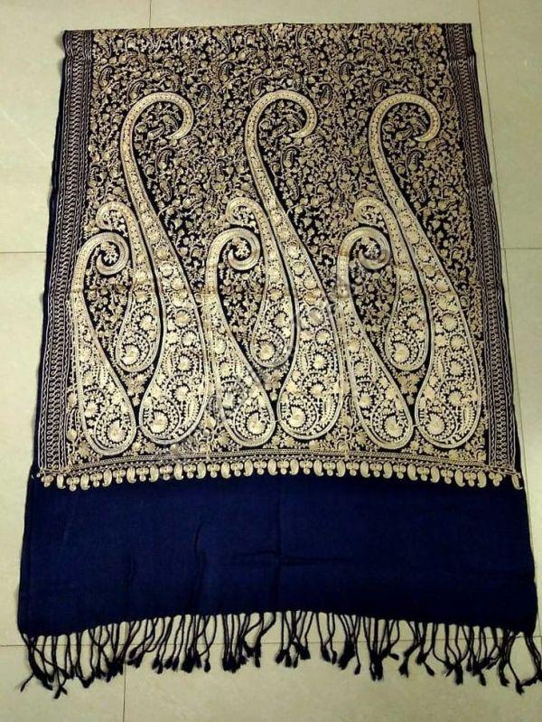 Embroidered Shawls, Color : Dark Blue
