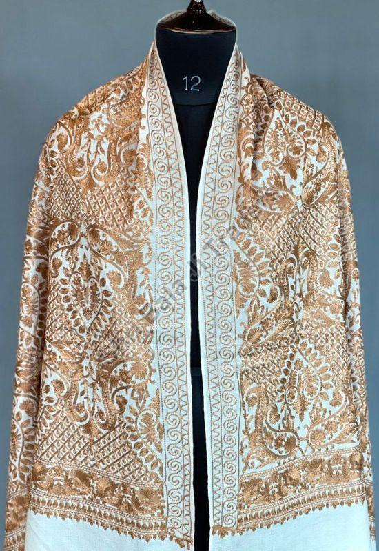Embroidered Woolen Shawl