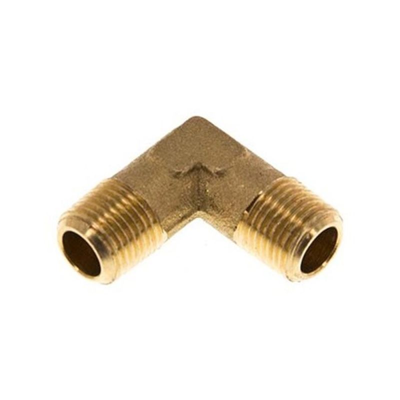 Golden 180 Degree Brass Male Elbow, Size : 2 Inch
