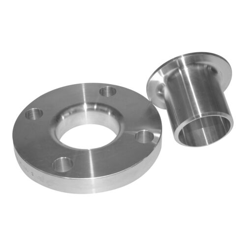 Silver Round Stainless Steel Lap Joint Flange, for Fittings, Packaging Type : Box
