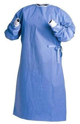 Plain Blue PP Surgeon Gown, Size : M, XL, XXL