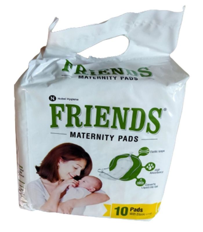 White Cotton Friends Maternity Pads, For Clinic, Packaging Type : Packet