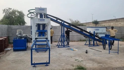 12 Bricks Fully Automatic Fly Ash Bricks Machine