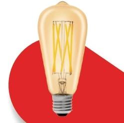IMEE-AFST64 Antique Filament LED Bulb, for Home, Mall, Hotel, Office, Specialities : Durable, Easy To Use