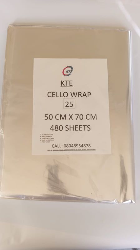 BOPP SHEETS TRANSPARENT 25 micron