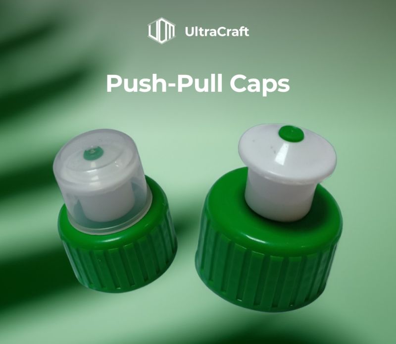 Round Plastic Push Pull Bottle Caps, Size : 28 mm at Rs 1.40 / 1 Piece ...