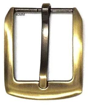 Golden Zinc Polished Belt Buckle