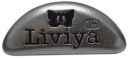 Matte Silver Zinc Bag Badge, Size : 50 mm