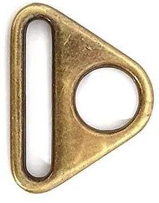  20-60gm Zinc Triangle Bag Buckle, Feature : Accurate Size, Durable, Hard Structure