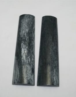 DYED STABILIZED BONE SCALE  BLACK COLOUR