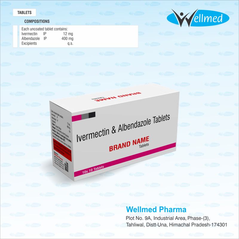 lVERMECTIN IP 12MG , ALBENDAZOLE IP 400MG