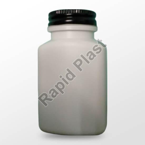 Plastic 150CC Square Tablet Bottle