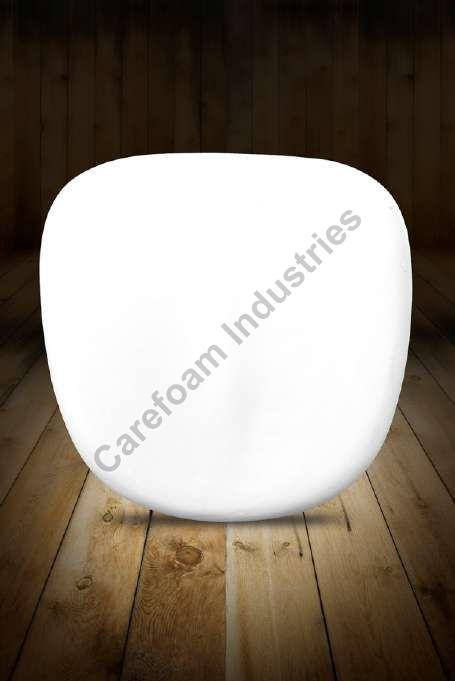 White 420mm x 420mm Office Chair Cushion