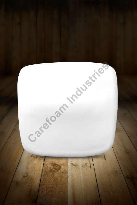 White 460mm x 470mm Office Chair Cushion