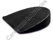 Black Plain Memory Foam Pregnancy Seat Cushion, for Home, Size : 560mm X 360mm X 120mm