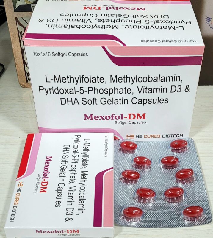 Capsule L-Methylfolate, Methylcobalami, for Diabetic Neuropathy, Shelf Life : 2 Year