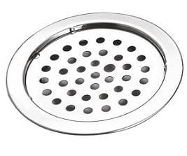 Silver Stainless Steel Round Lock Grating, Feature : High Strength, Non Breakable, Rust Proof