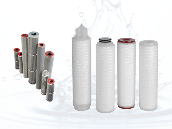 White Round Microfiber Filter Cartridge, for Industrial