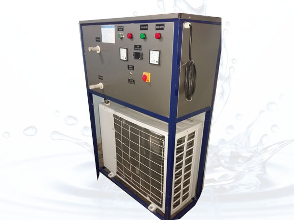 Grey Single Phase Stainless Steel Water Chiller, Mounting Type : Floor Mounted
