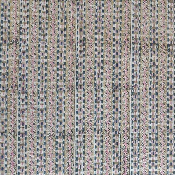 HP023 Kalamkari Block Printed Cotton Fabric