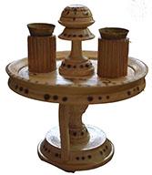 0-250 Gm Polished Wooden DHOOP STAND, Style : Antique