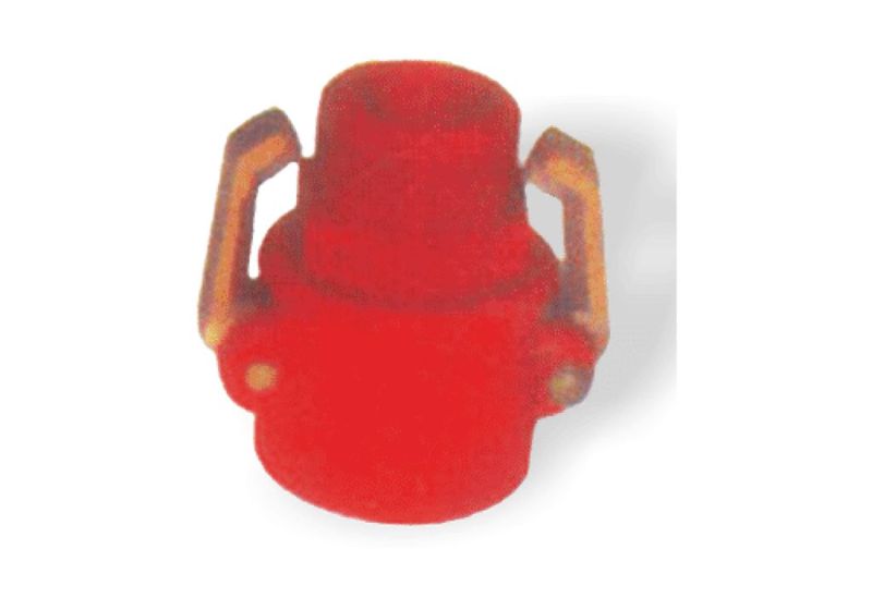 Red Paint Coated Mild Steel Am-06 End Plug Socket, for Industrial Fitting