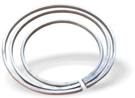 Silver Mild Steel Polished Tension Ring