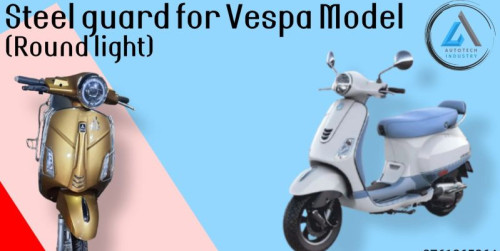 Polished vespa scooter steel guard, for Serving, Style : Modern