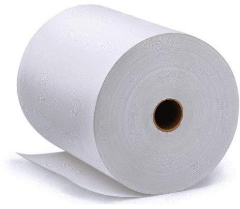 White Adhesive Paper Roll