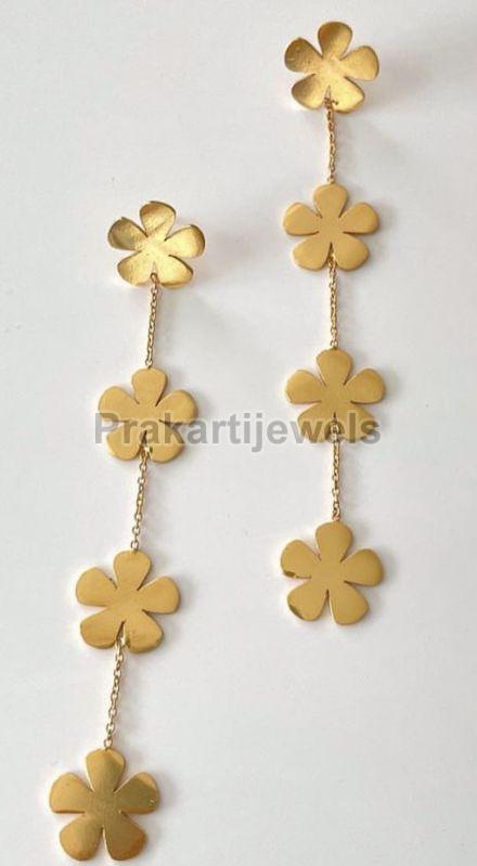 Ladies Hanging Flower Earrings