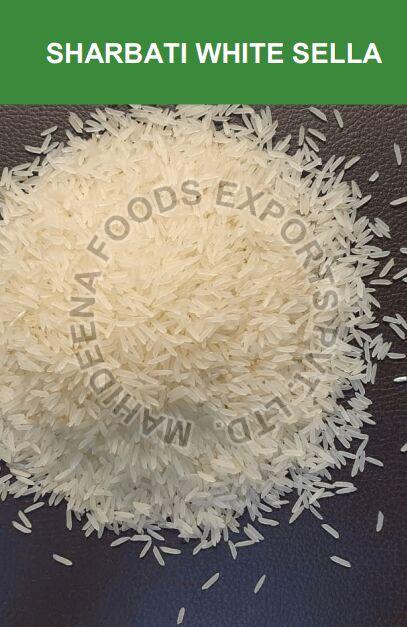 Hard Natural Sharbati White Sella Rice, Variety : Long Grain