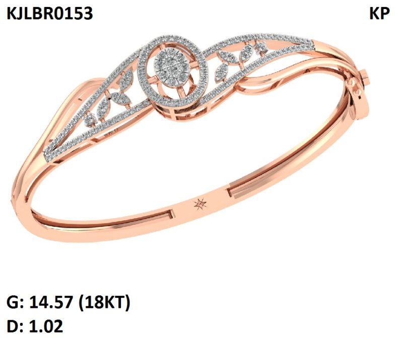 14.200 Grams Diamond Ladies Bracelet, Feature : Attractive Designs, Finely Finished, Shiny Look
