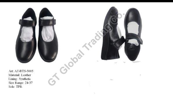 Leather School Shoes, Lining Material : Synthetic
