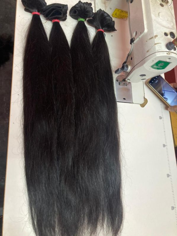 100-150gm Black Human Hair, for Parlour, Personal, Style : Straight