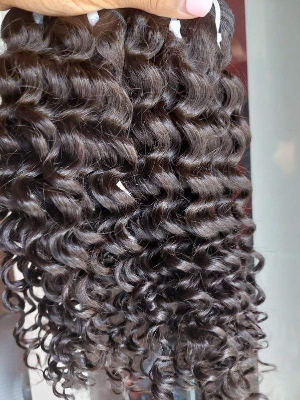 Black Curly Hair Bundles, For Personal, Gender : Female