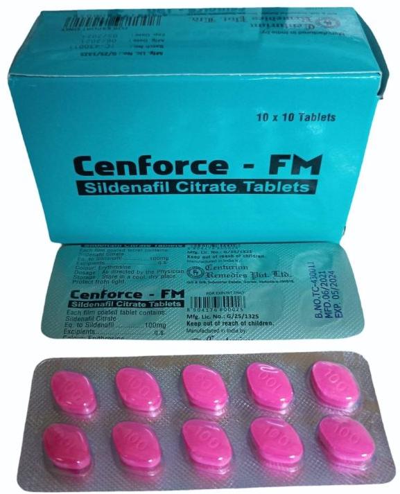 Cenforce-fm Cenforce Fm Tablets, Composition : Sildenafil Citrate