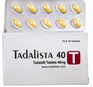 Tadalista 40 Tablets, Medicine Type : Allopathic