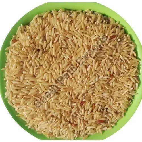 Unpolished Soft Organic Brown Non Basmati Rice, for Cooking, Variety : Long Grain