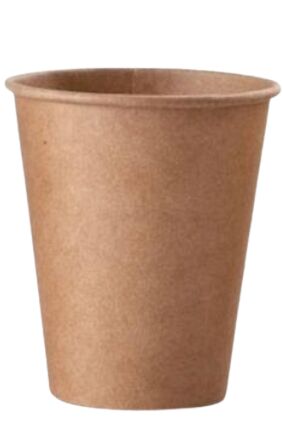 Brown or White Compostable Paper Cup