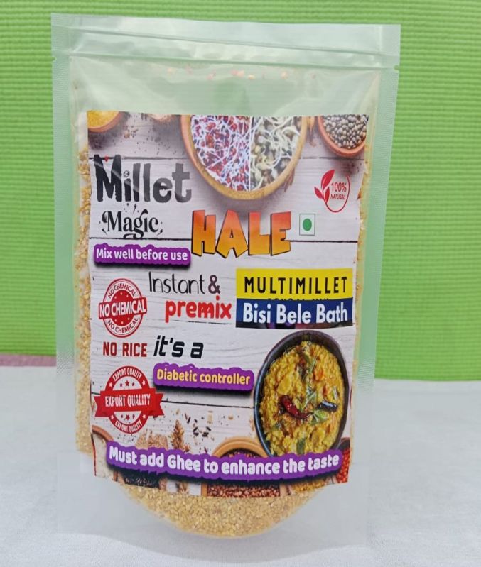 Multi Millet Bisi Bele Bath Mix, Packaging Type : Plastic Pack